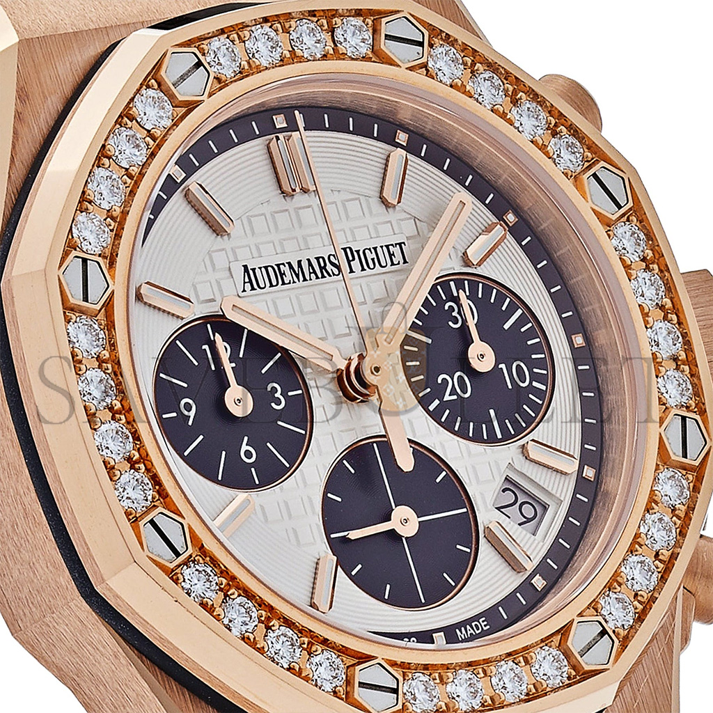 AUDEMARS PIGUET ROYAL OAK OFFSHORE ROSE GOLD DIAMOND BEZEL WATCH 26231OR.ZZ.D003CA.01